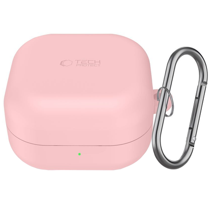 Tech-Protect Silicone Hook Case for Samsung Galaxy Buds4 / Buds4 Pro, Pink