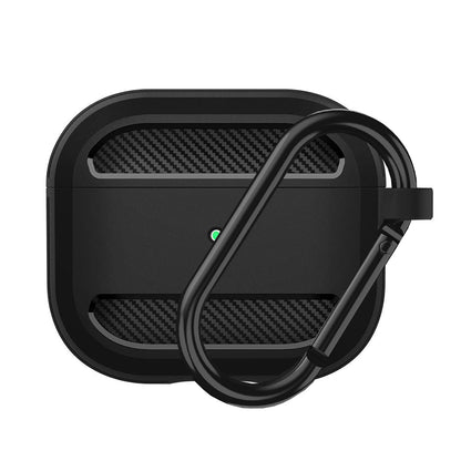 Techsuit Carbon Case for Apple AirPods 3, Black