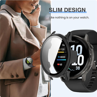 Techsuit Defense360 Pro Case for Garmin Venu 4 45mm, Black