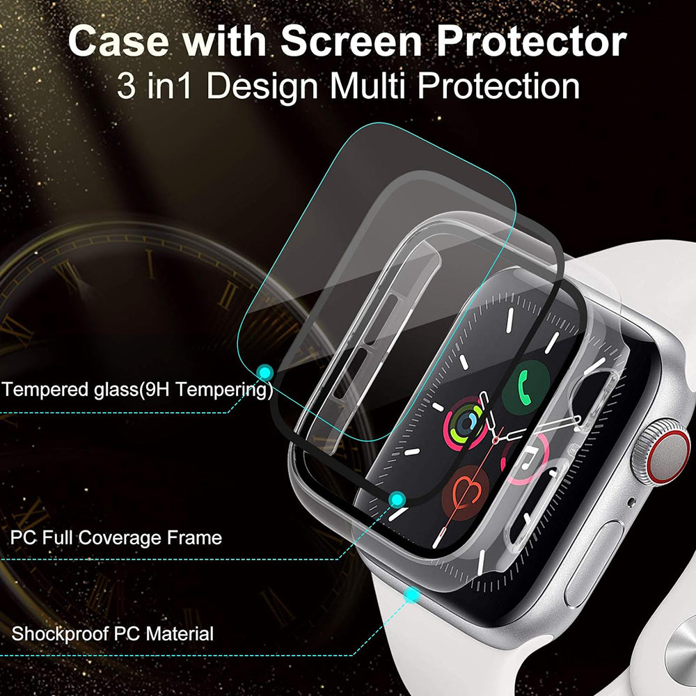 Techsuit Defense360 Pro Case for Honor Watch GS 3, Black