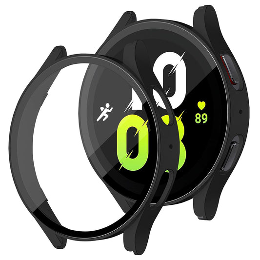Techsuit Defense360 Pro Case for Samsung Galaxy Watch5 / Watch4 44mm Series, Black