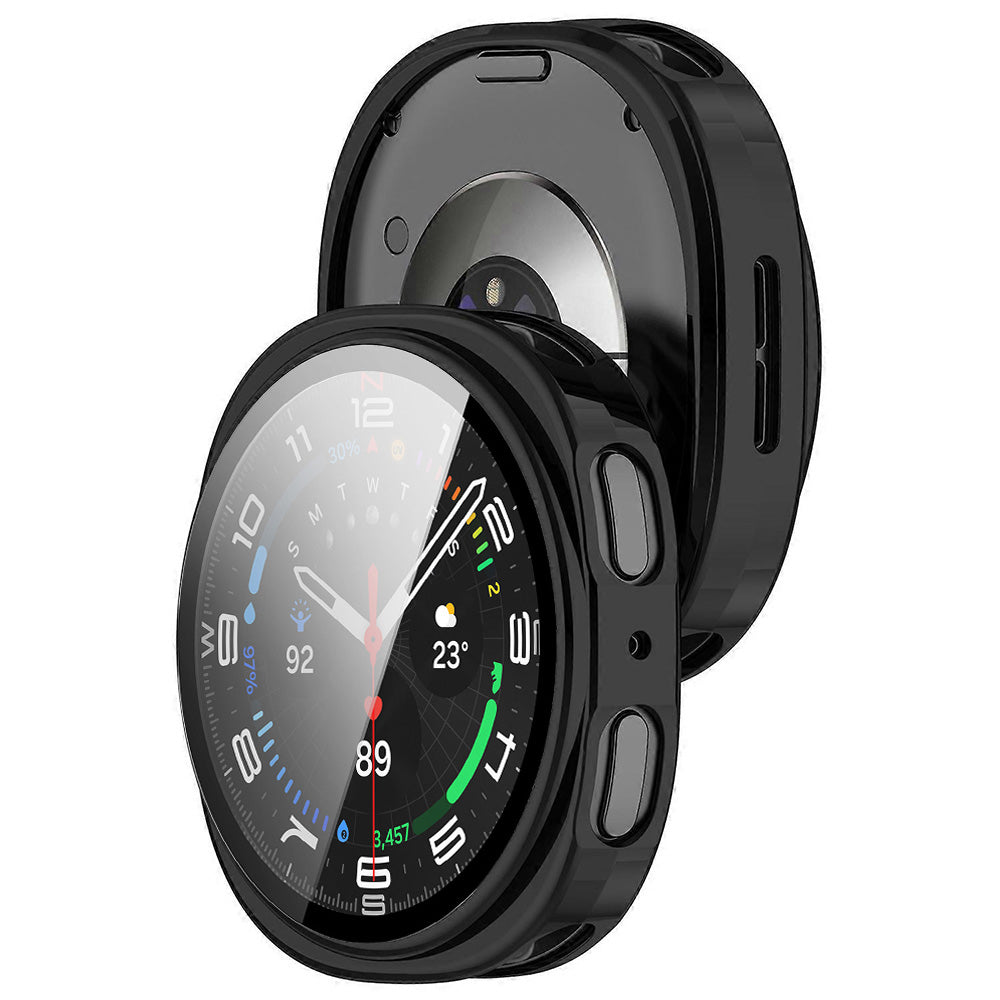 Techsuit Defense360 Pro Case for Samsung Galaxy Watch8 40mm, Black