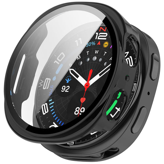 Techsuit Defense360 Pro Case for Samsung Galaxy Watch9 / Watch8 44mm, Matte Black