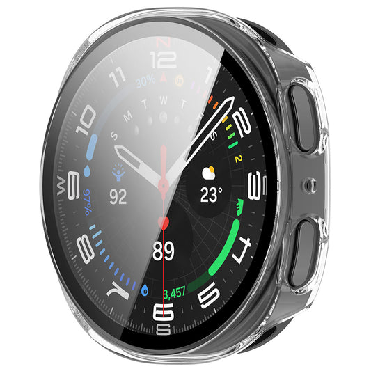 Techsuit Defense360 Pro Case for Samsung Galaxy Watch8 44mm, Transparent