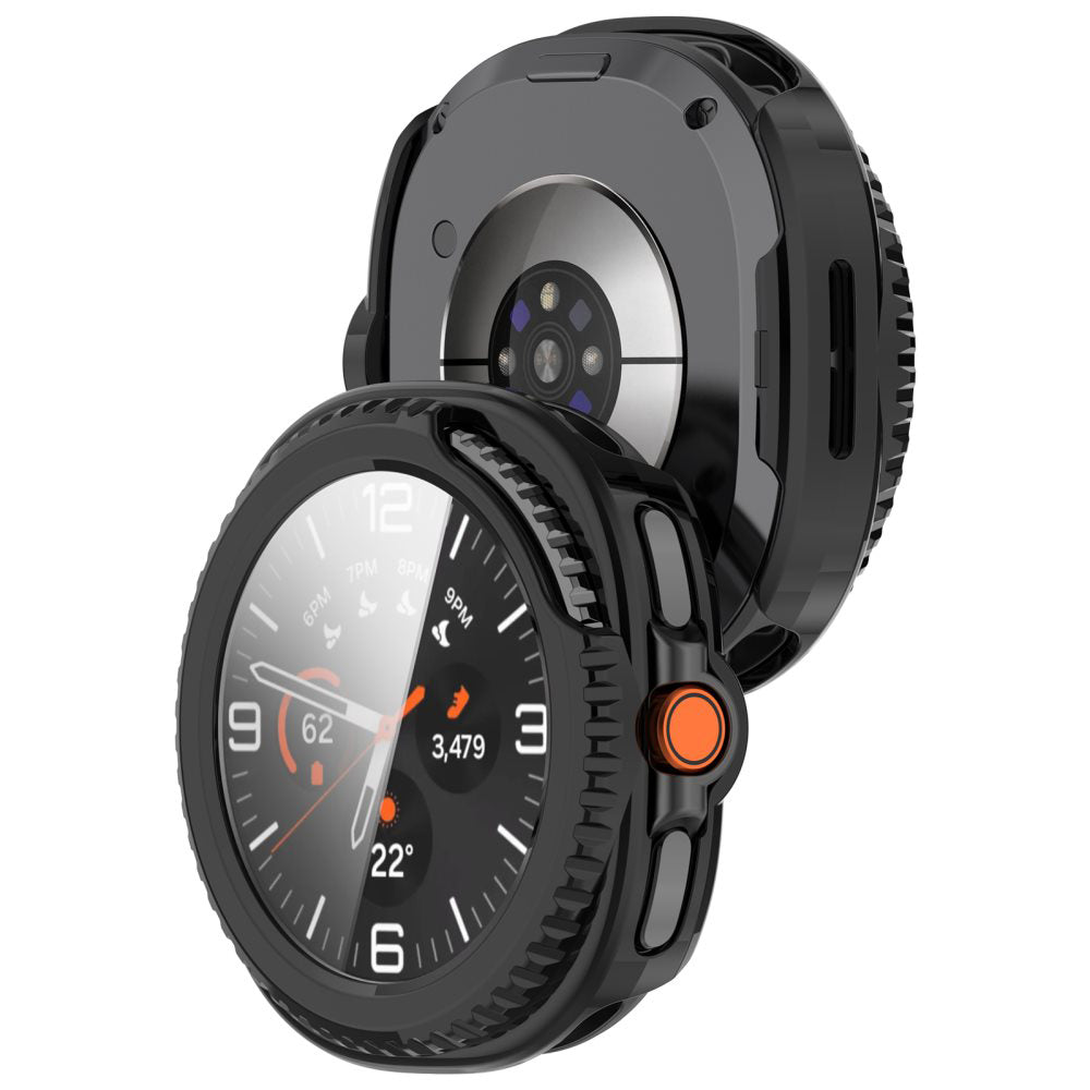 Techsuit Defense360 Pro Case for Samsung Galaxy Watch8 Classic, Black