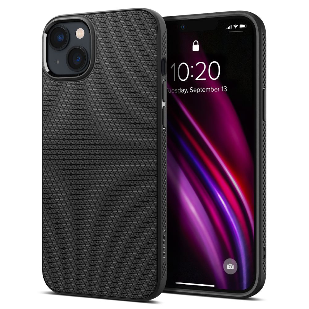 Case for Apple iPhone 14, Spigen, Liquid Air Matte, Black