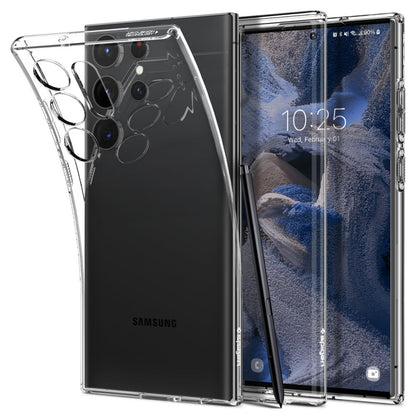 Case for Samsung Galaxy S23 Ultra S918, Spigen, Liquid Crystal, Transparent ACS05610