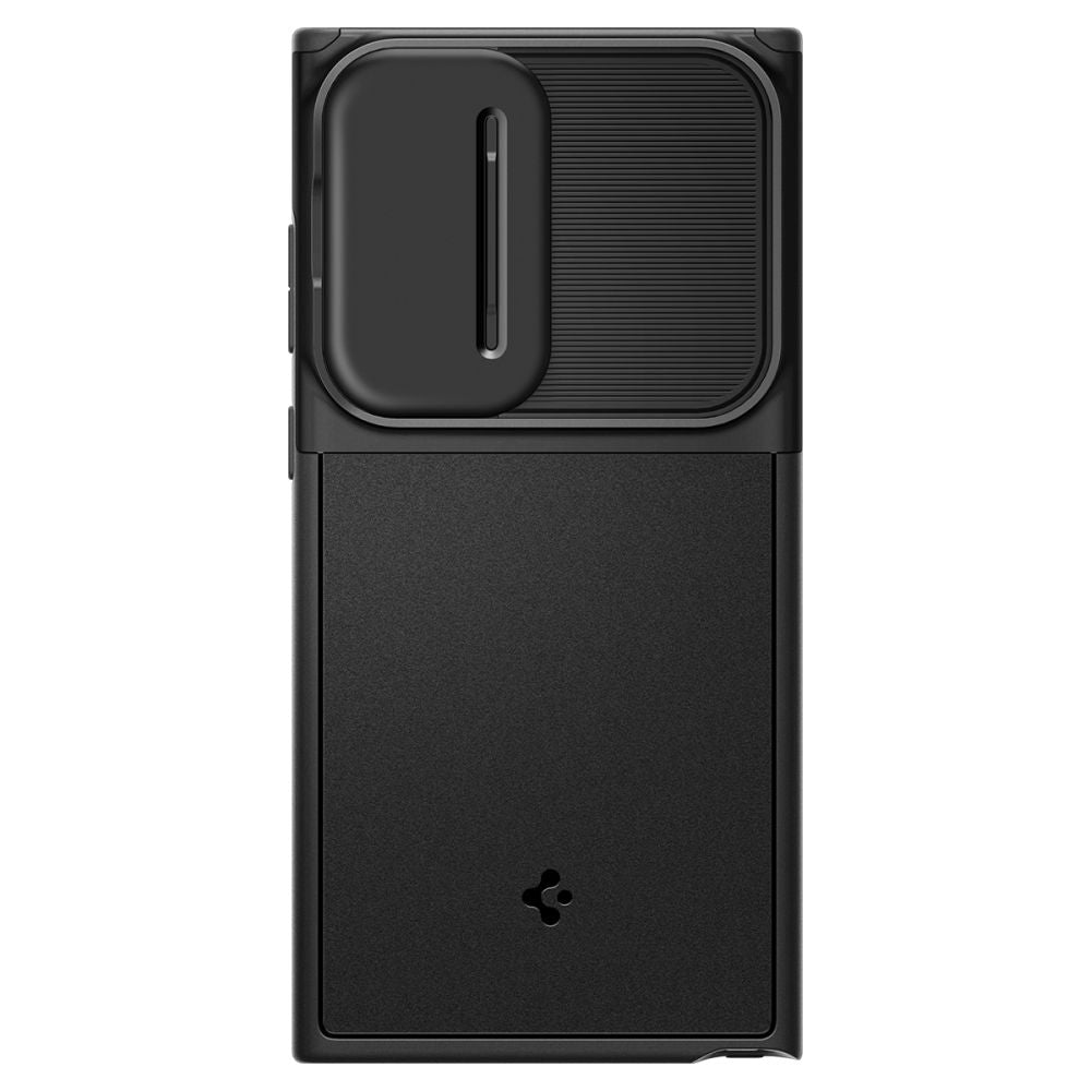 Case for Samsung Galaxy S23 Ultra S918, Spigen, OPTIK ARMOR, Black ACS05639