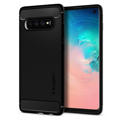 Case for Samsung Galaxy S10 G973, Spigen, Rugged Armor, Black 605CS25800