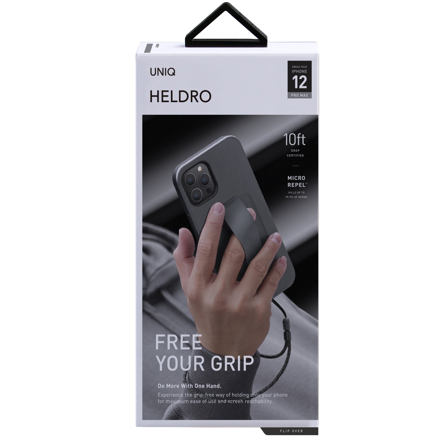 Case for Apple iPhone 12 Pro Max, UNIQ, Hybrid Heldro, Gray