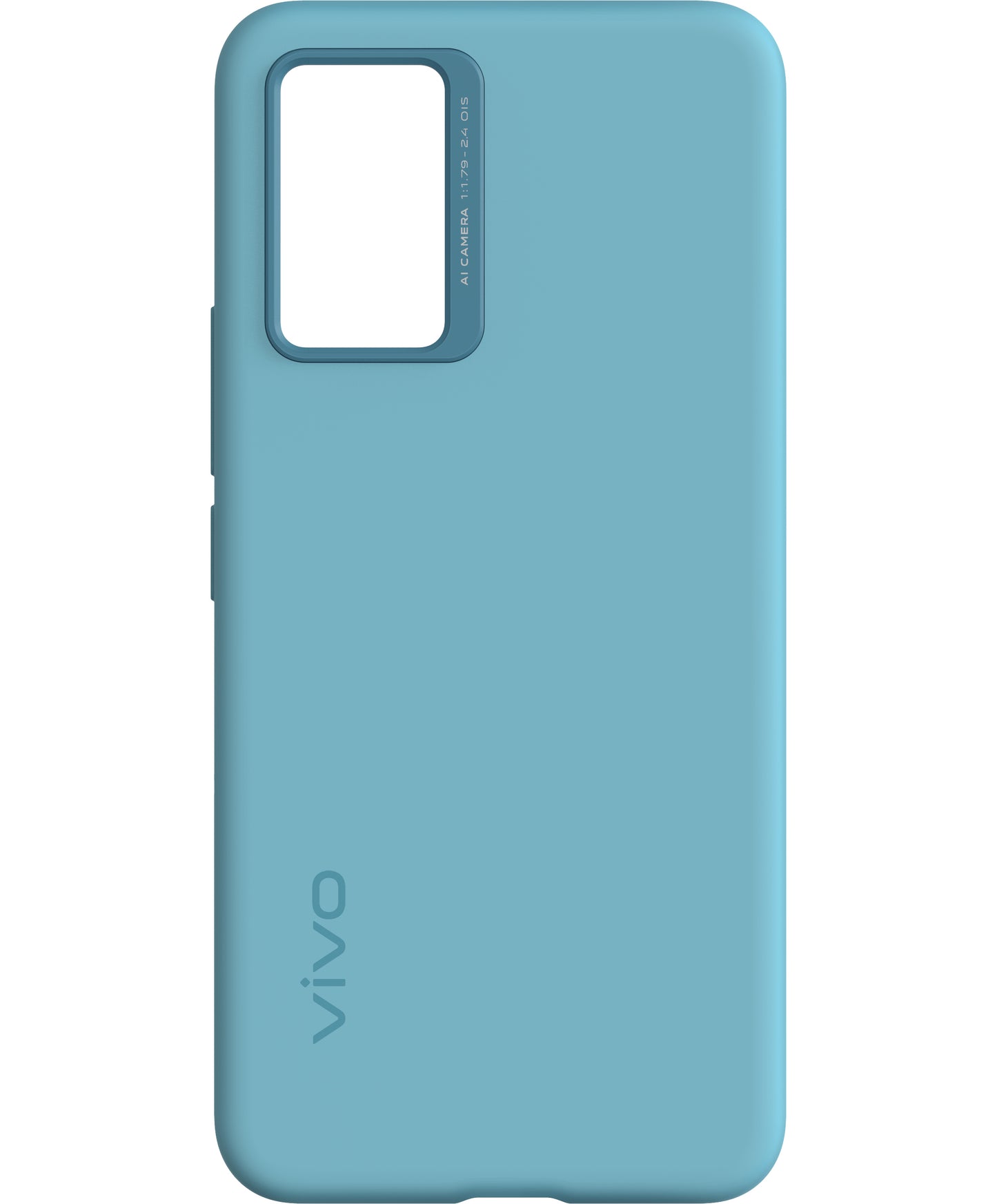 Case for vivo V21 5G, Silicone Cover, Blue 6000173