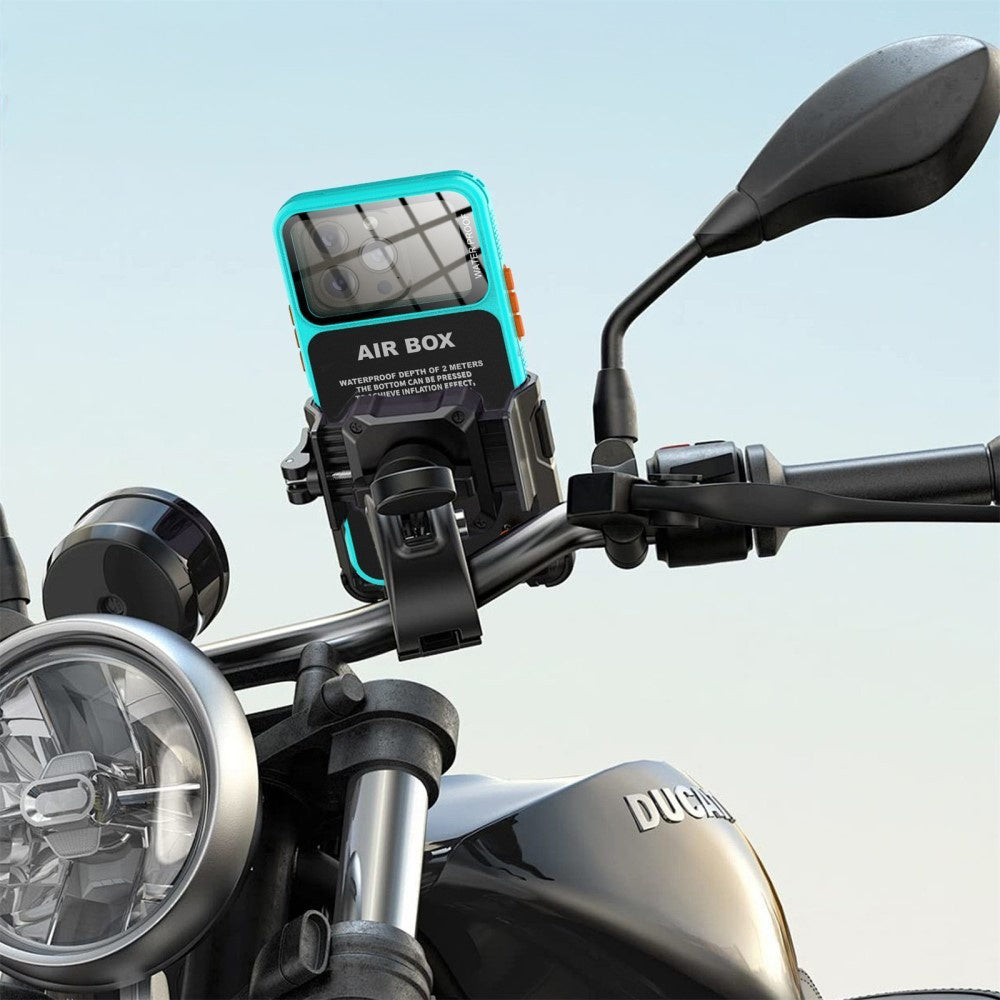 Universal Waterproof Case for Phone max. 6.1inch, ShellBox, AirBox, Blue
