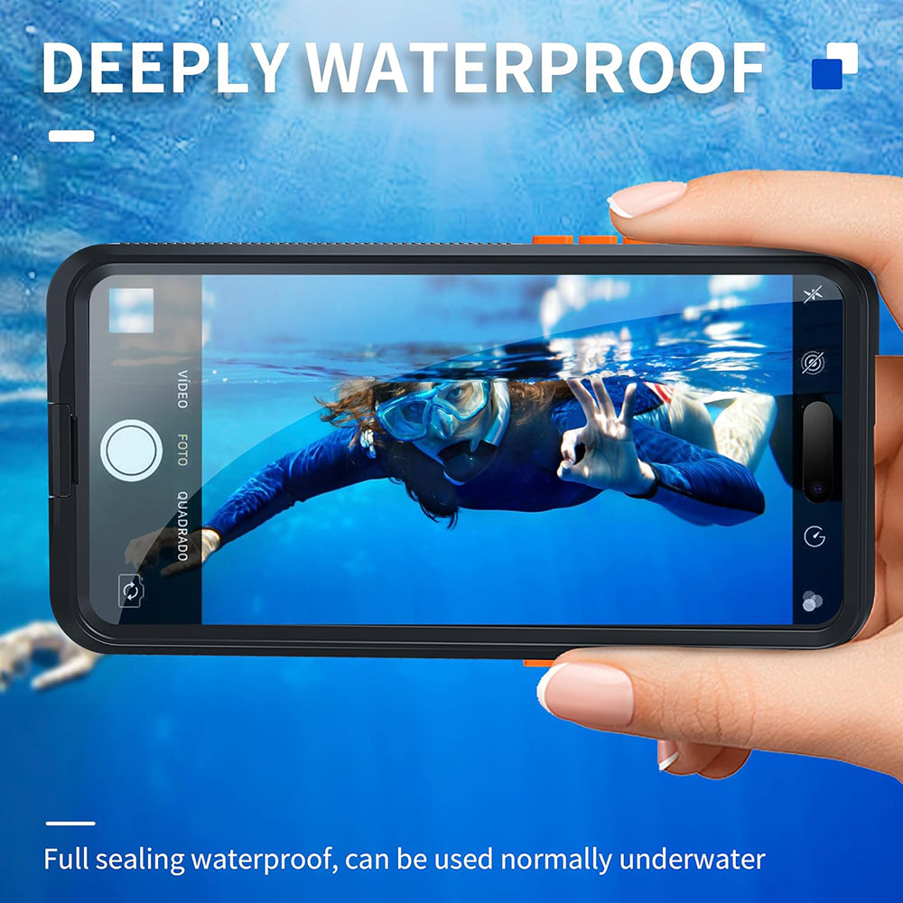 Universal Waterproof Case for Phone max. 6.1inch, ShellBox, AirBox, Black