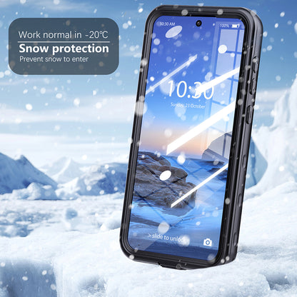 Waterproof Case for Samsung Galaxy A36 A366, ShellBox, Black