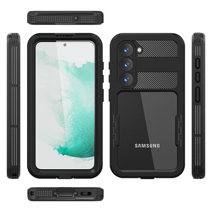 Waterproof Case for Samsung Galaxy S23 S911, ShellBox, Black
