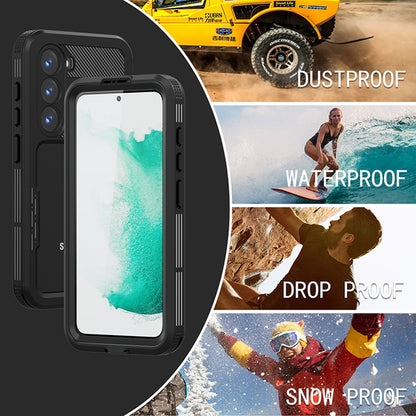 Waterproof Case for Samsung Galaxy S23 S911, ShellBox, Black