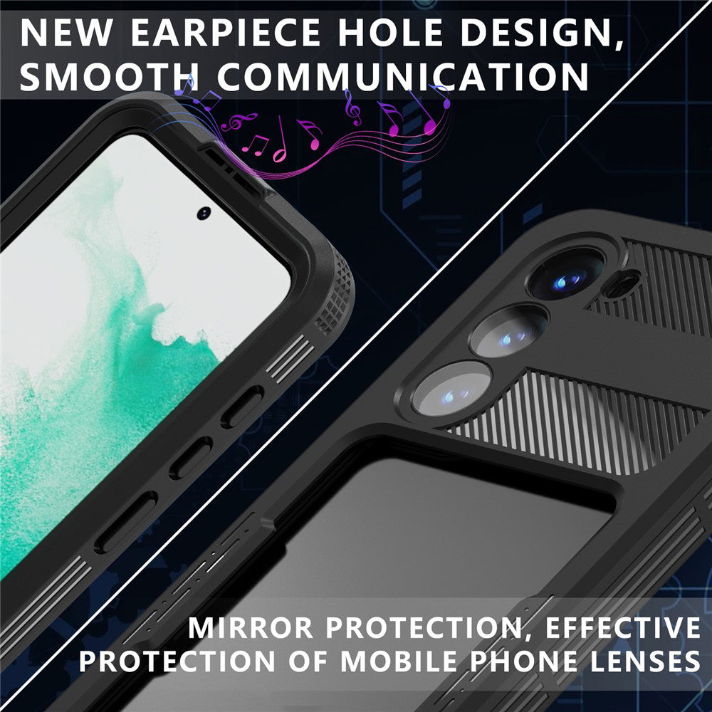 Waterproof Case for Samsung Galaxy S26, ShellBox, Black
