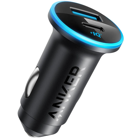 Anker 323 Car Charger, 52.5W, 3A, 1 x USB-A - 1 x USB-C, Black A2735G11 