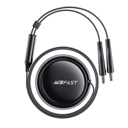Acefast B13 Car Charger with USB-C Cable, 53W, 3A, 1 x USB-A, Black