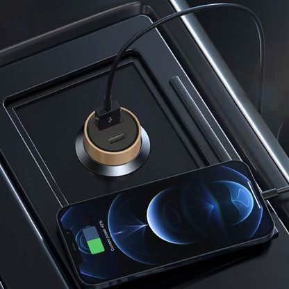 Lito IN-C04 Car Charger, 52W, 3A, 1 x USB-A - 1 x USB-C, Black