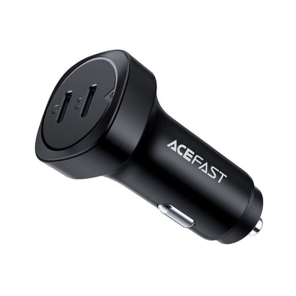 Acefast B2 Car Charger, 72W, 3A, 2 x USB-C, Black