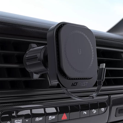 Acefast D32 Wireless Car Charger, 15W, 1.67A, Black