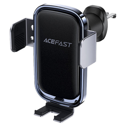 Acefast D39 Wireless Car Charger with Solar Panel, 15W, 1.67A, Black