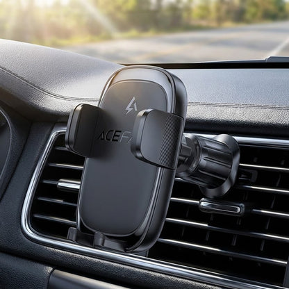 Acefast D48 Wireless Car Charger, 15W, 1.67A, Black