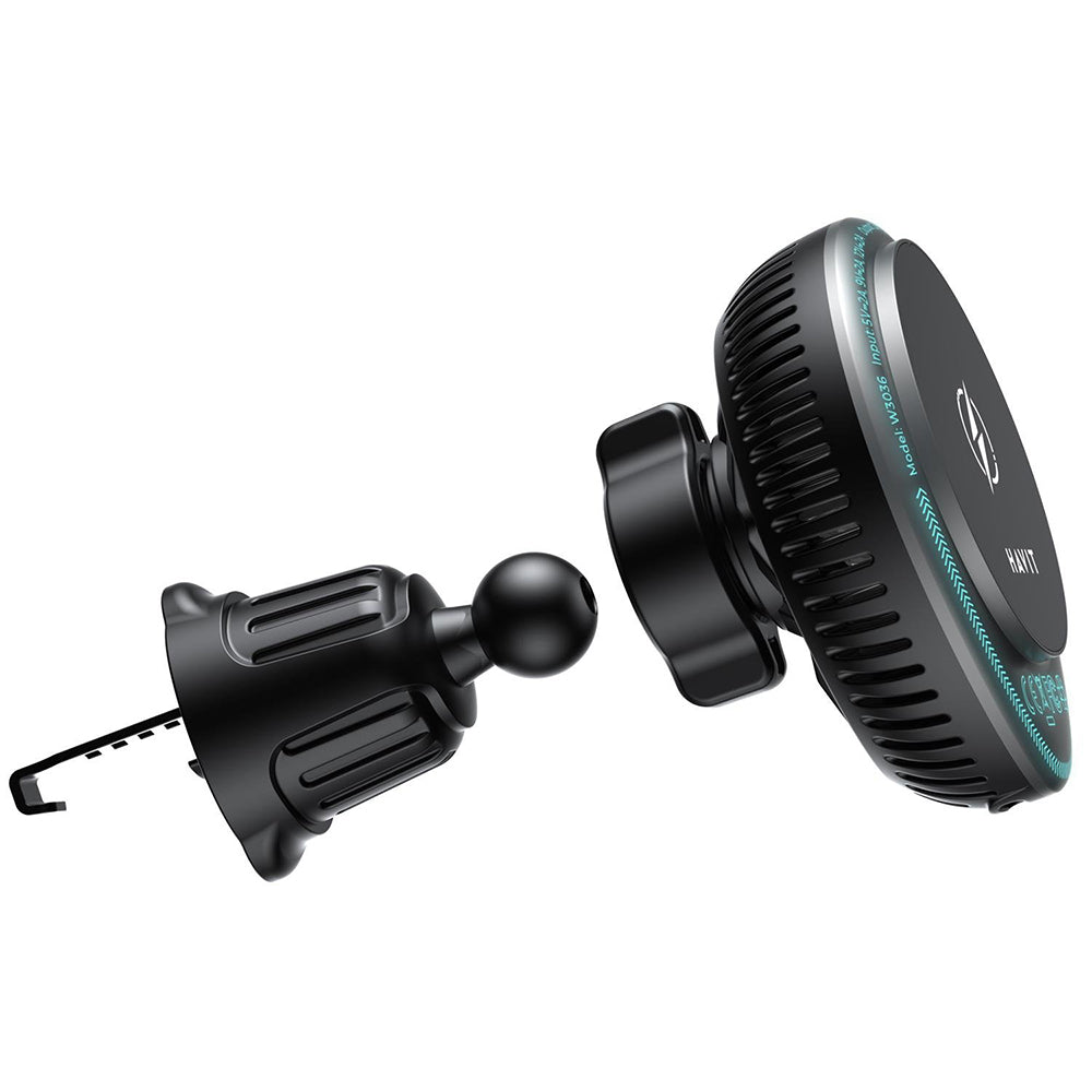 HAVIT W3036 Wireless Car Charger, 15W, 1.67A, Black