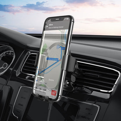 Wireless Car Charger HOCO CA105, 15W, 1.67A, Black