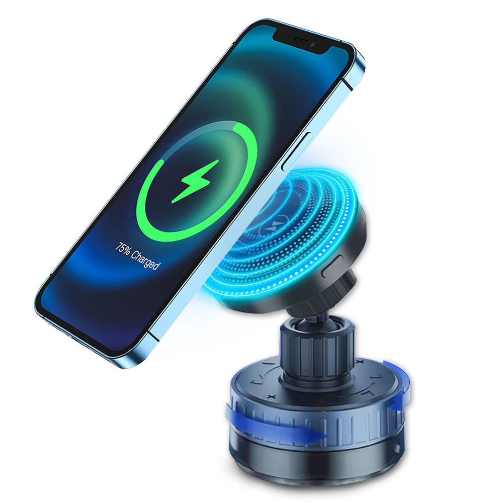 Wireless Car Charger Techsuit HOLD253, 15W, 1.67A, Black
