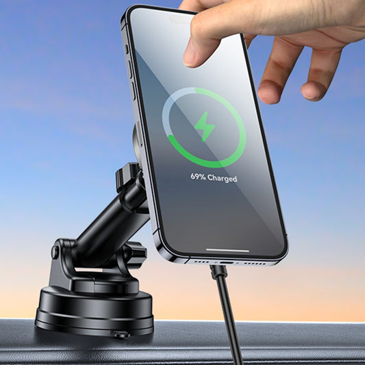 Yesido DS30 Wireless Car Charger, 15W, 1.67A, Black