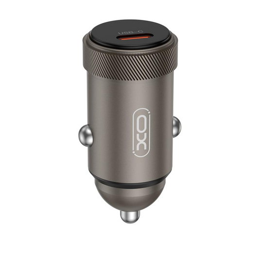 XO Design CC70 Car Charger, 30W, 3A, 1 x USB-C, Black