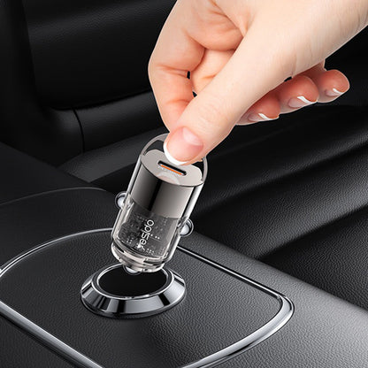 Yesido Y67 Car Charger, 45W, 3A, 1 x USB-C, Black