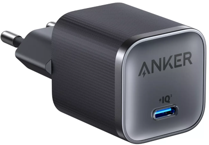 Anker Nano Wall Charger, 45W, 3A, 1 x USB-C, Black A2692L11
