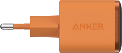 Anker Nano Display Wall Charger, 45W, 3A, 1 x USB-C, Orange A121DGO1