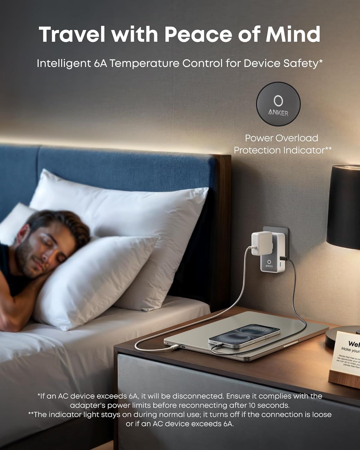 Anker Nano Travel Network Charger, 20W, 3A, 2 x USB-A - 2 x USB-C, White A9215H21