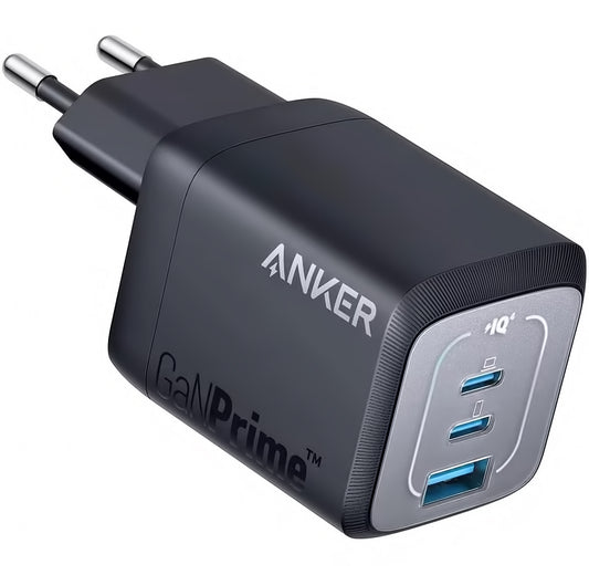 Anker Prime Power Adapter, 67W, 5A, 1 x USB-A - 2 x USB-C, Black A2669313