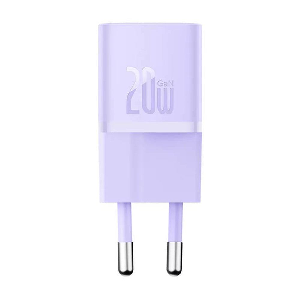 Baseus Network Charger, 20W, 3A, 1 x USB-C, Purple CCGN050105