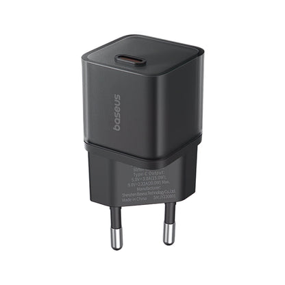 Baseus GaN5S Network Charger, 20W, 3A, 1 x USB-C, Black P10162503113-00