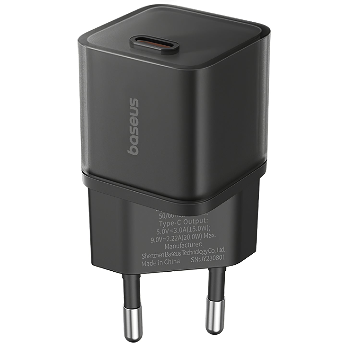 Baseus GaN5S Network Charger, 30W, 3A, 1 x USB-C, Black P10162504113-00