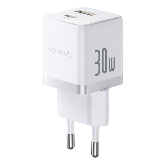 Baseus Palm Network Charger, 30W, 3A, 1 x USB-A - 1 x USB-C, White P1011160A213-00