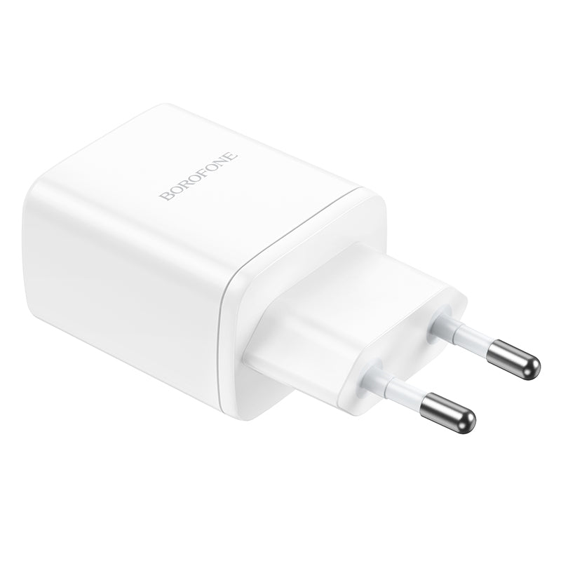 Borofone BN9 Network Charger, 35W, 3A, 2 x USB-C, White