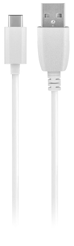 MaXlife MXTC-01 USB-C Cable Wall Charger, 10.5W, 2.1A, 1 x USB-A, White