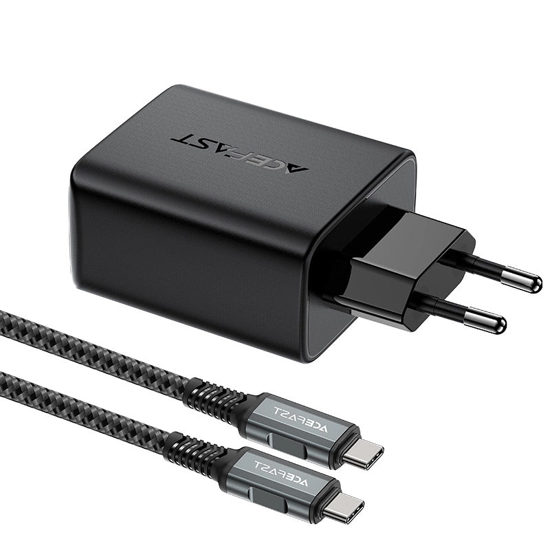 Acefast A17 Hub TV Cable Charger, 65W, 3A, 1 x HDMI - 1 x USB-A - 1 x USB-C, Black