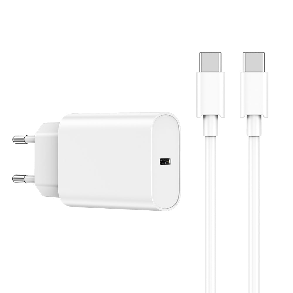 WiWu Wi-U001 USB-C Cable Charger, 20W, 3A, 1 x USB-C, White