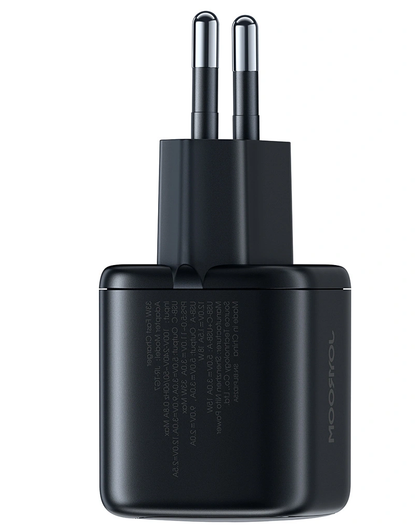 Joyroom JR-TG7 USB-C Cable Wall Charger, 33W, 3A, 1 x USB-A - 1 x USB-C, Black