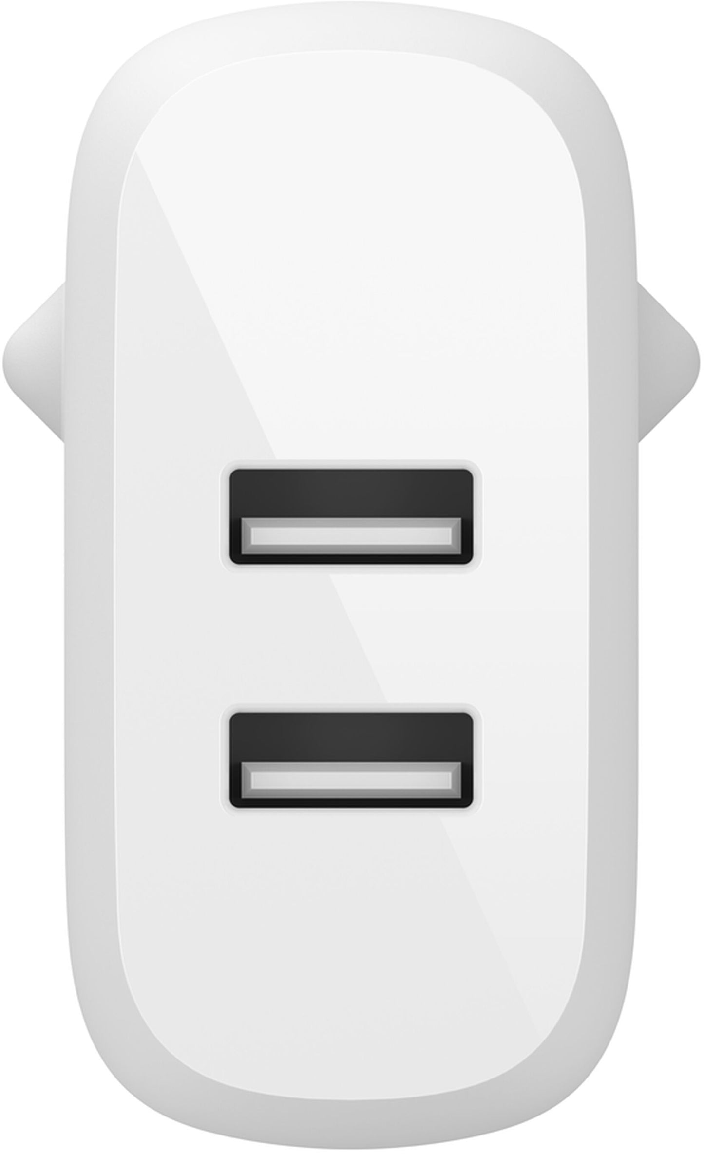 Belkin BoostCharge Dual USB-C Cable Wall Charger, 24W, 2.4A, 2 x USB-A, White WCE001vf1MWH