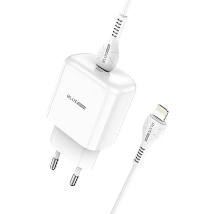 BLUE Power BBN3 Lightning Cable Charger, 20W, 3A, 1 x USB-C, White