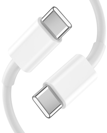 Tech-Protect C35W USB-C Cable Wall Charger, 35W, 3A, 2 x USB-C, White